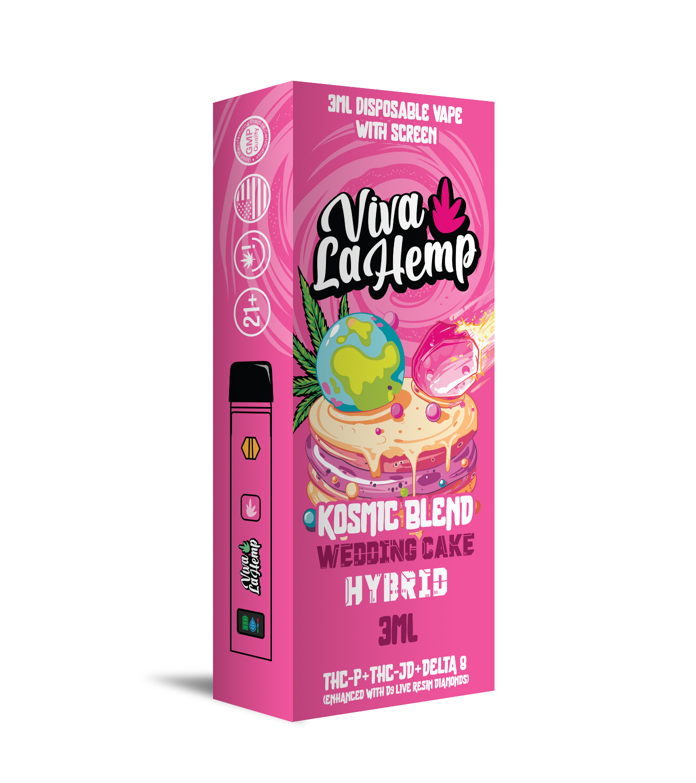 Viva La Hemp 3mL Kosmic Blend Vape - 5ct