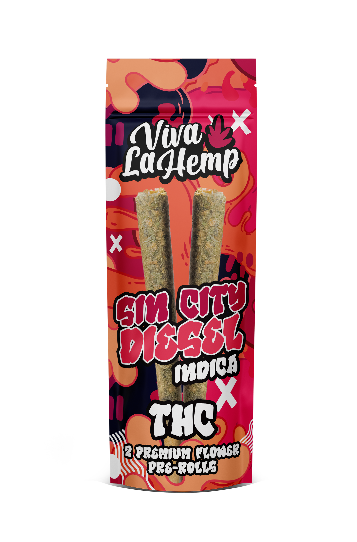 Viva La Hemp 2 THC Premium Flower Pre-Rolls - 10pk