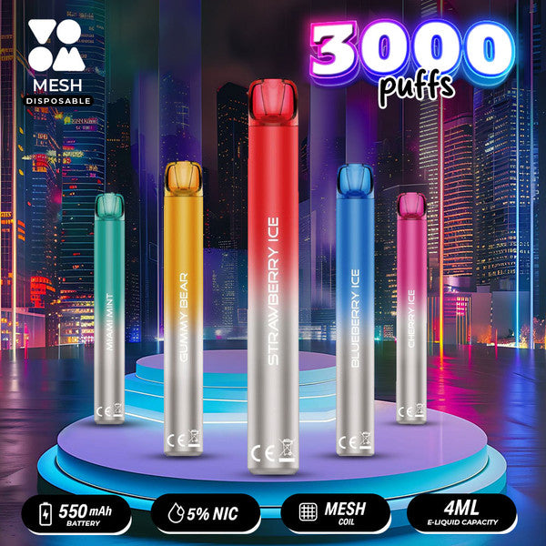 VOOM Mesh 3K Puffs Vape - 10ct