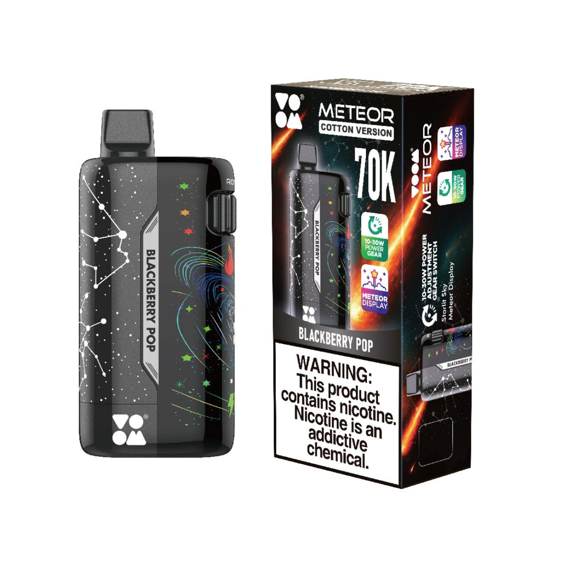 VOOM Meteor Cotton Version 70K Puffs Vape - 5ct