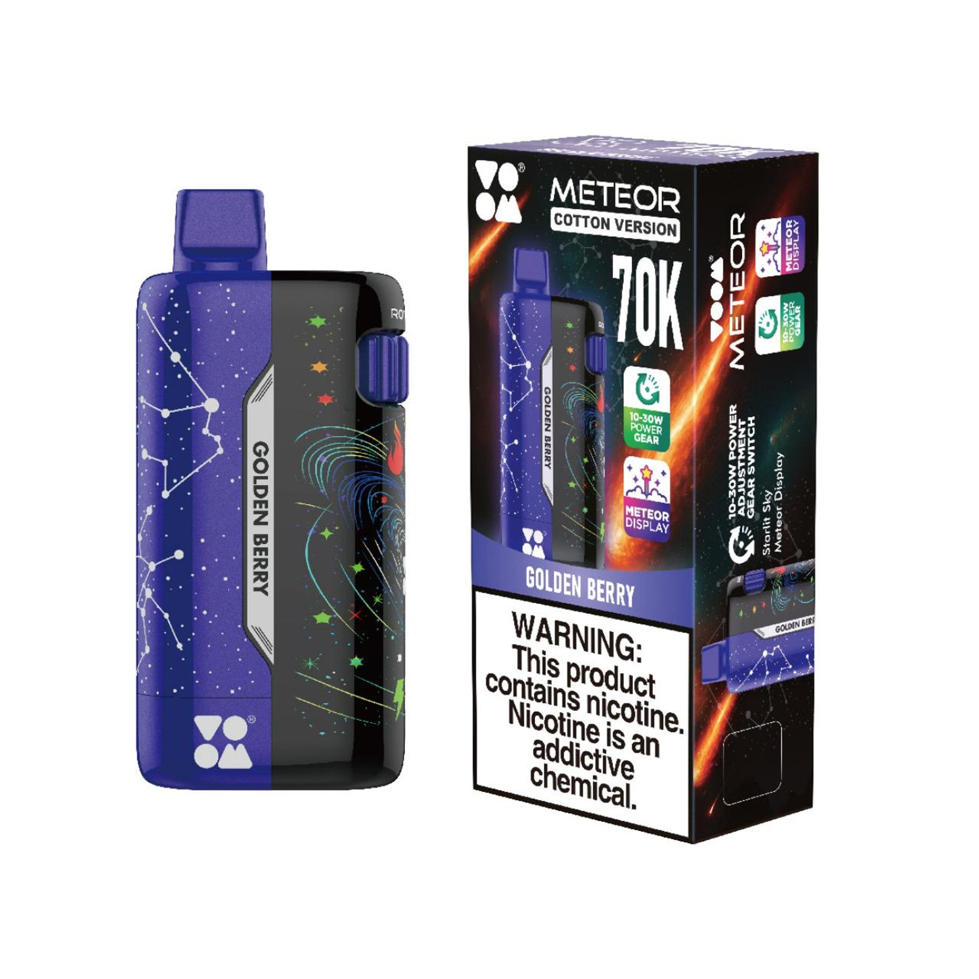 VOOM Meteor Cotton Version 70K Puffs Vape - 5ct