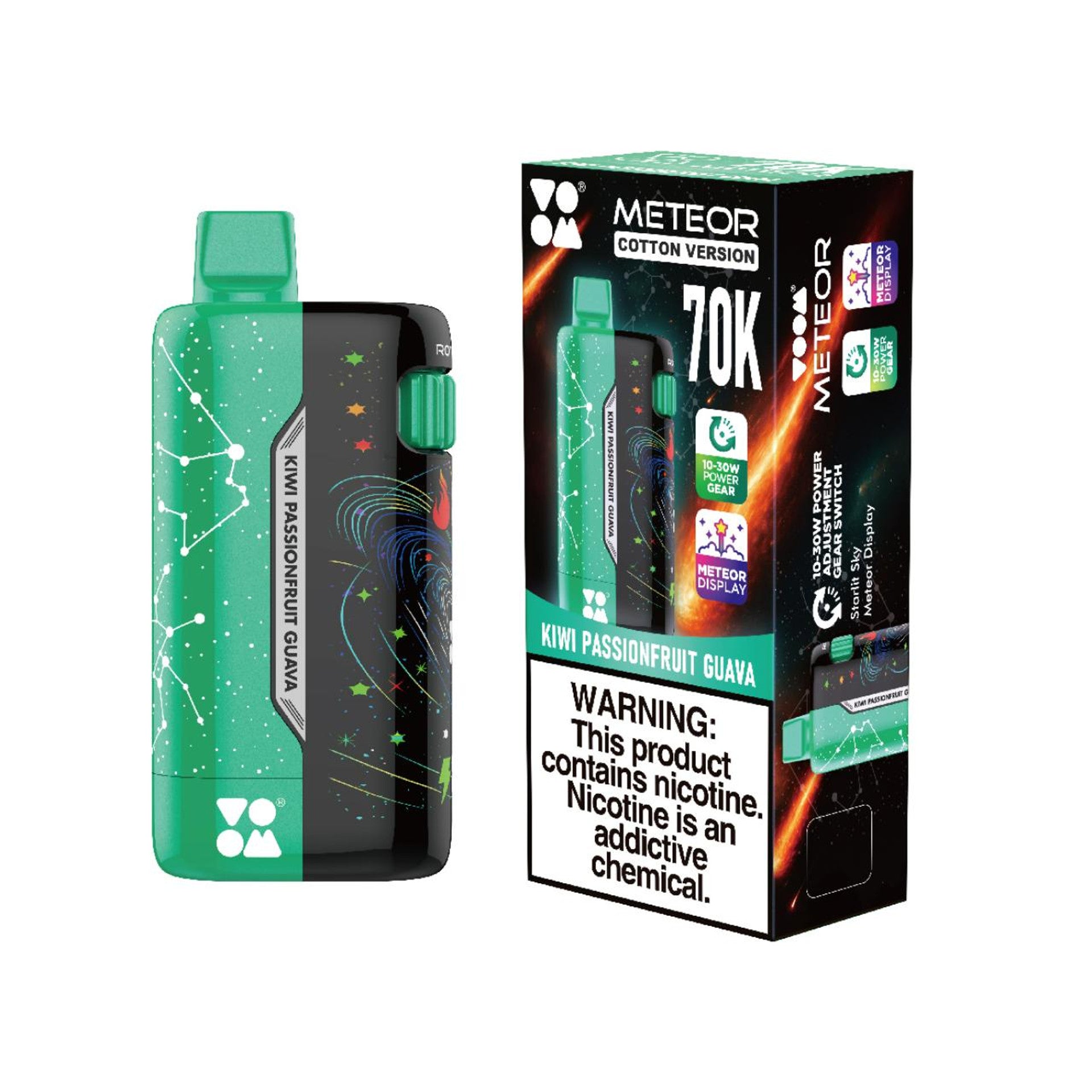 VOOM Meteor Cotton Version 70K Puffs Vape - 5ct