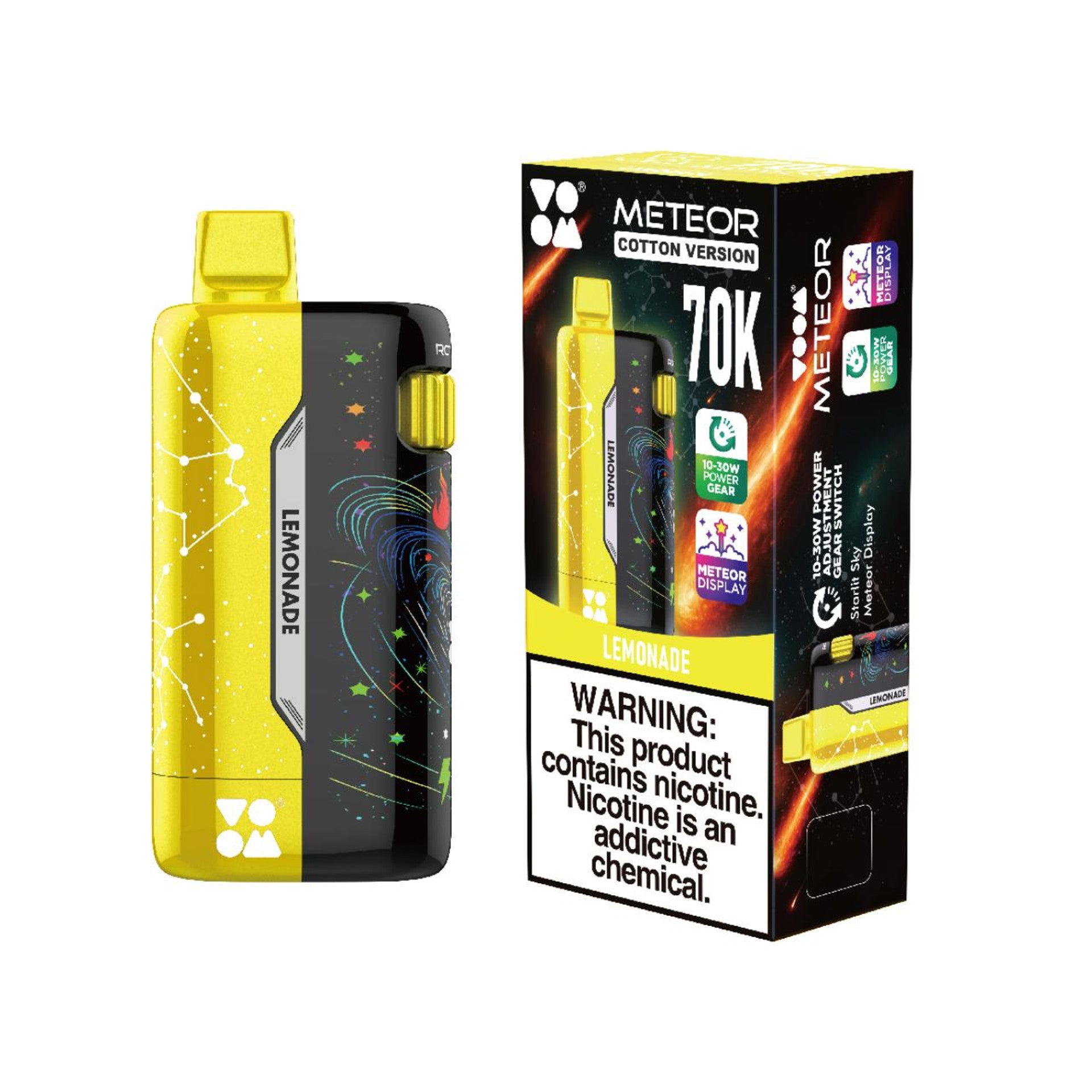 VOOM Meteor Cotton Version 70K Puffs Vape - 5ct