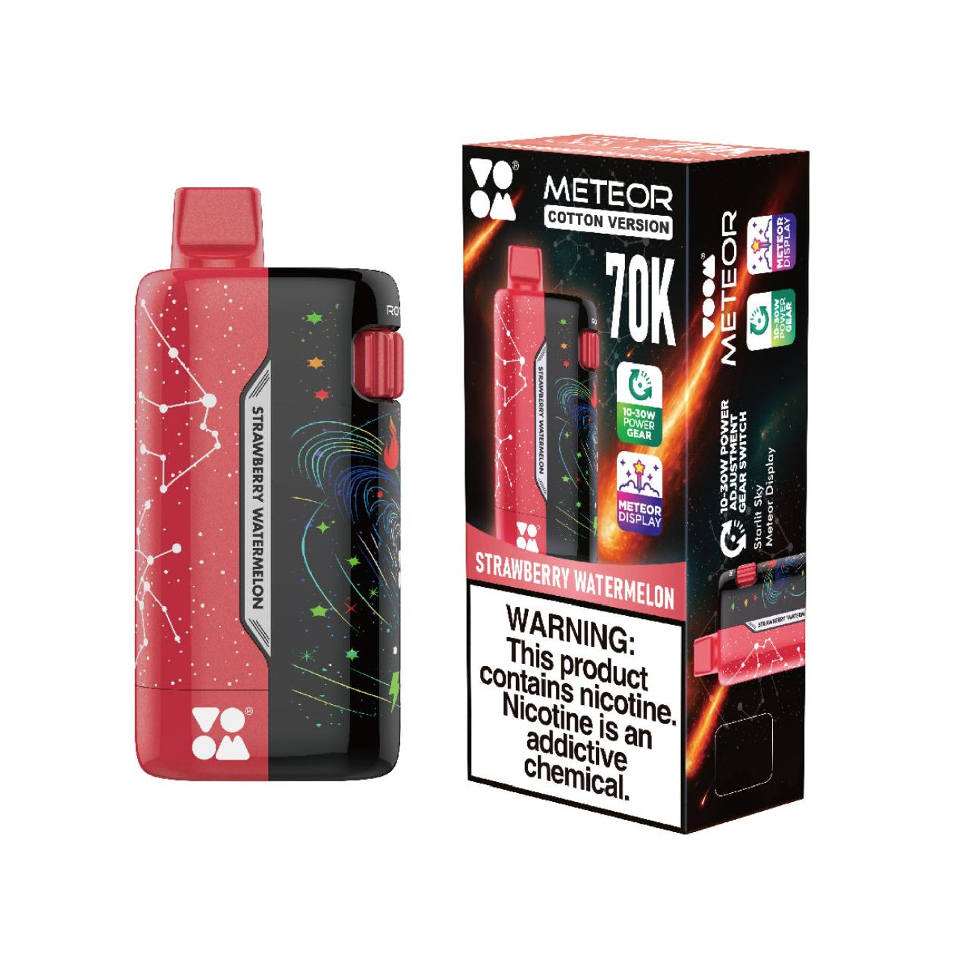 VOOM Meteor Cotton Version 70K Puffs Vape - 5ct