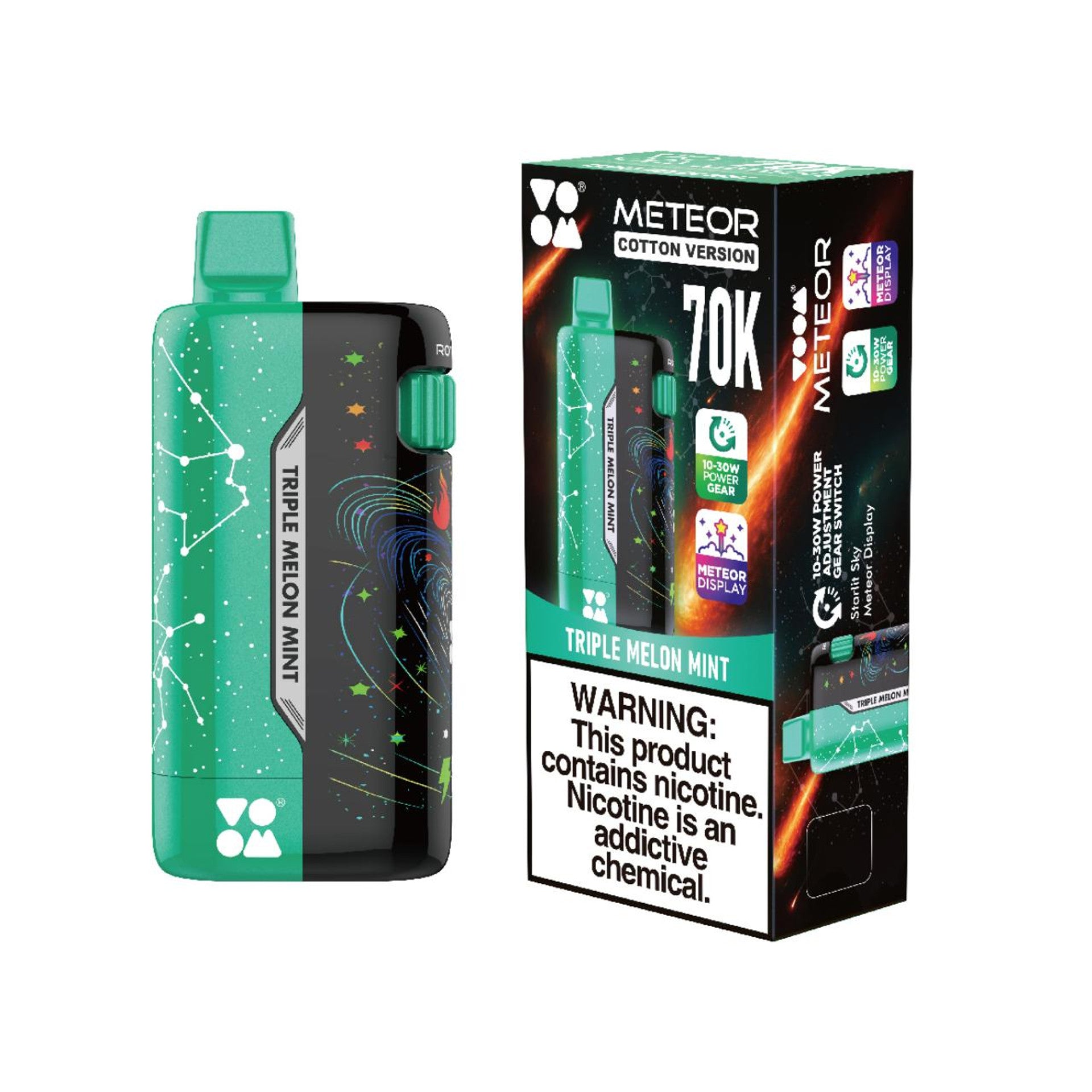 VOOM Meteor Cotton Version 70K Puffs Vape - 5ct