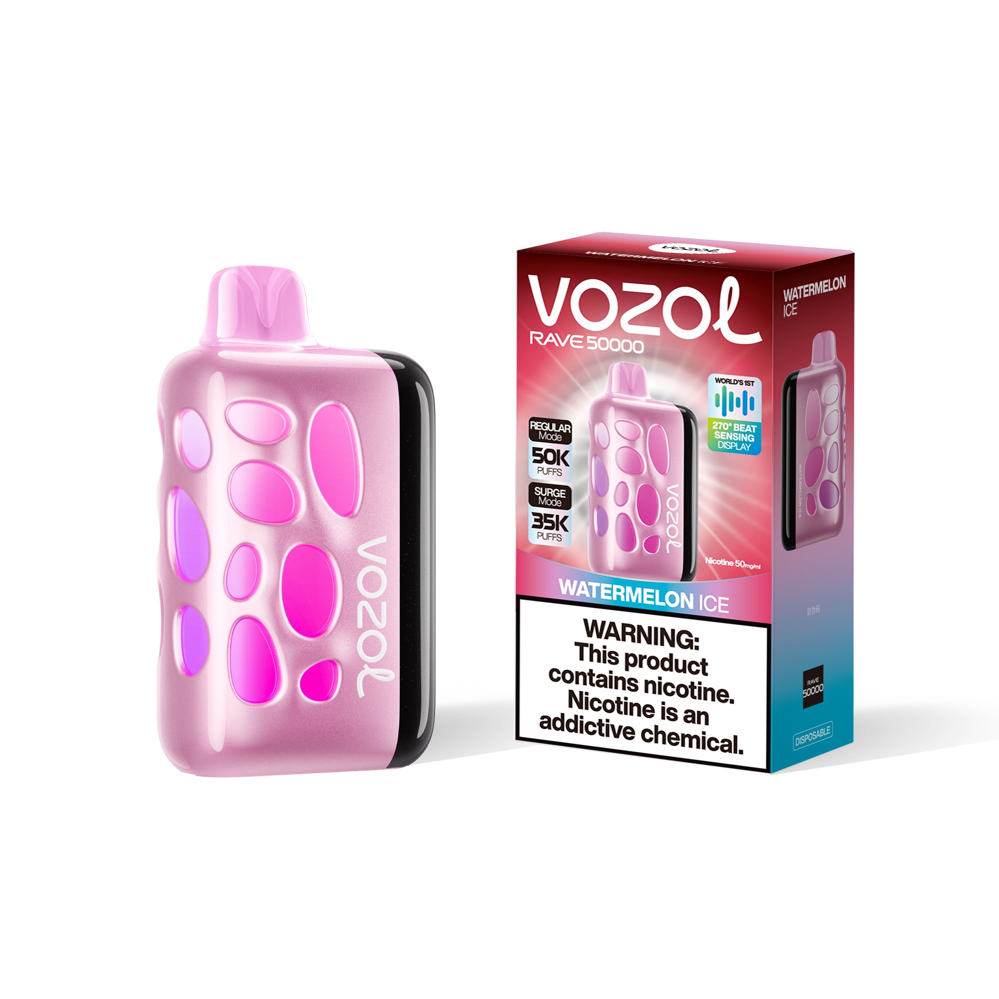 VOZOL Rave 50000 Puffs Vape - 5ct
