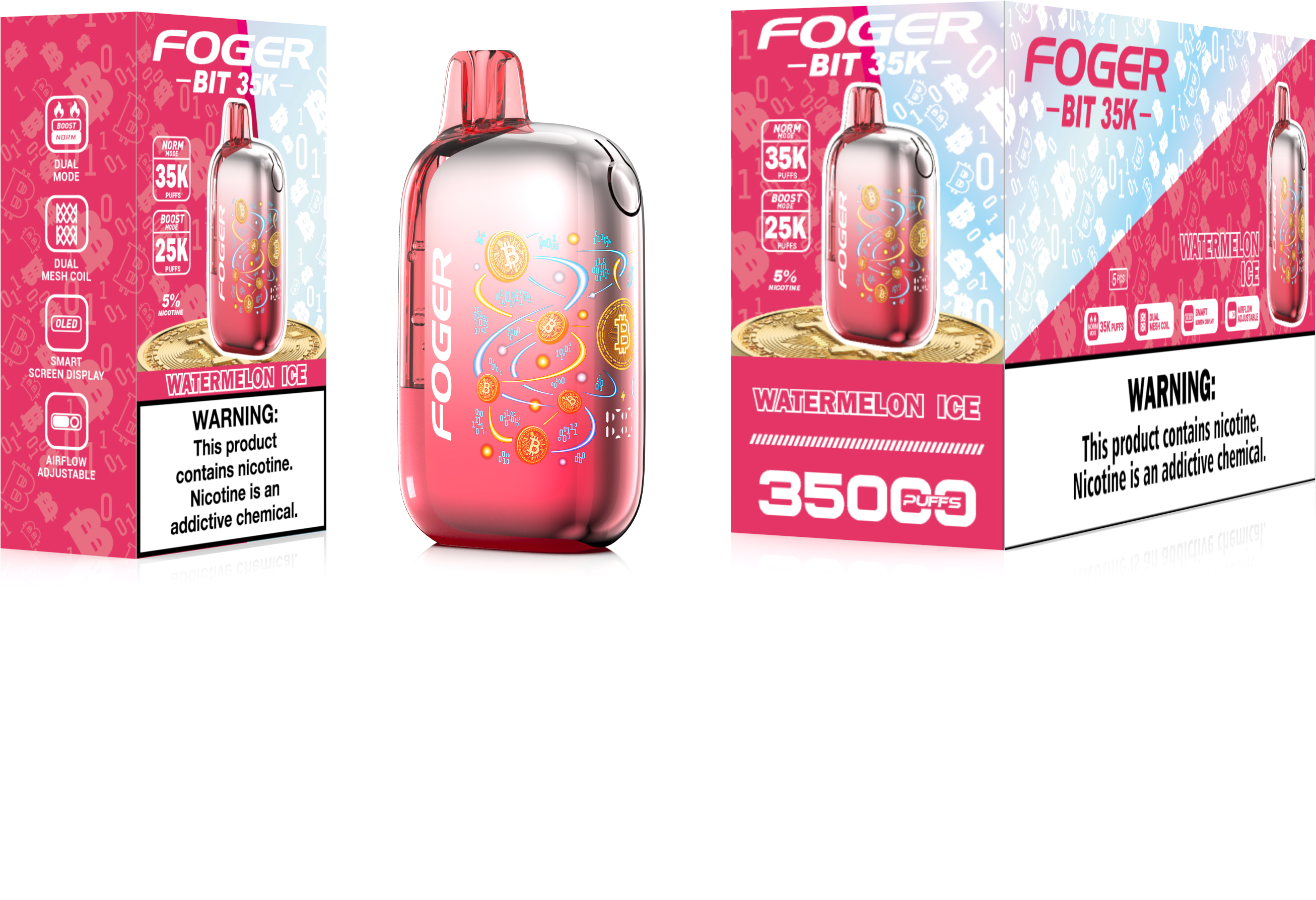 Foger Bit 35K Puffs Disposable Vape Device - 5ct.