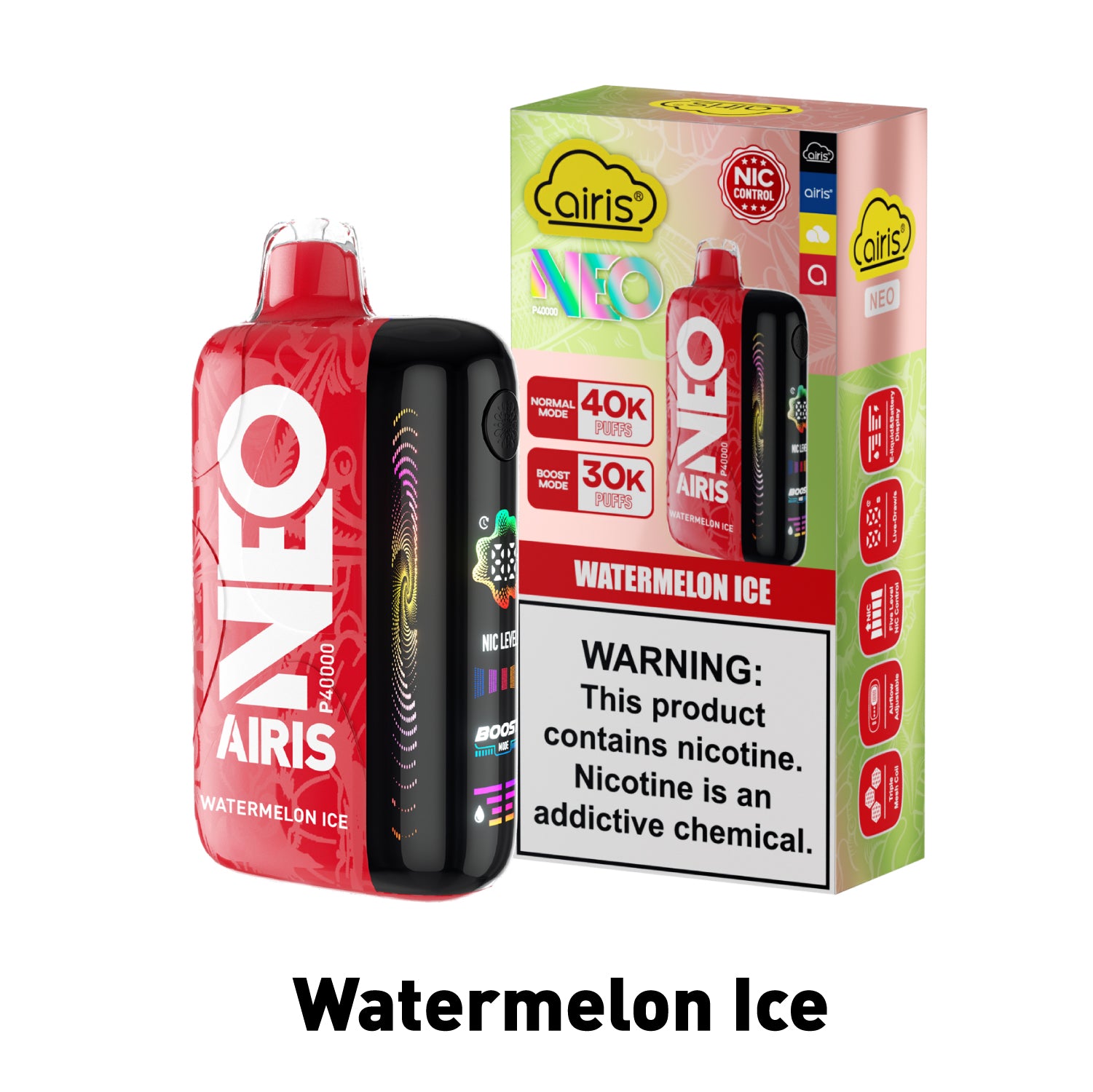 AIRIS NEO P40000 Puffs Vape - 5ct