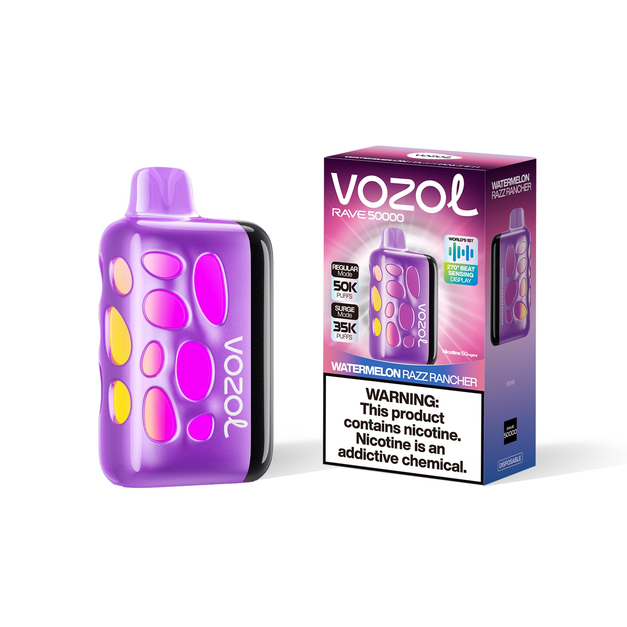 VOZOL Rave 50000 Puffs Vape - 5ct