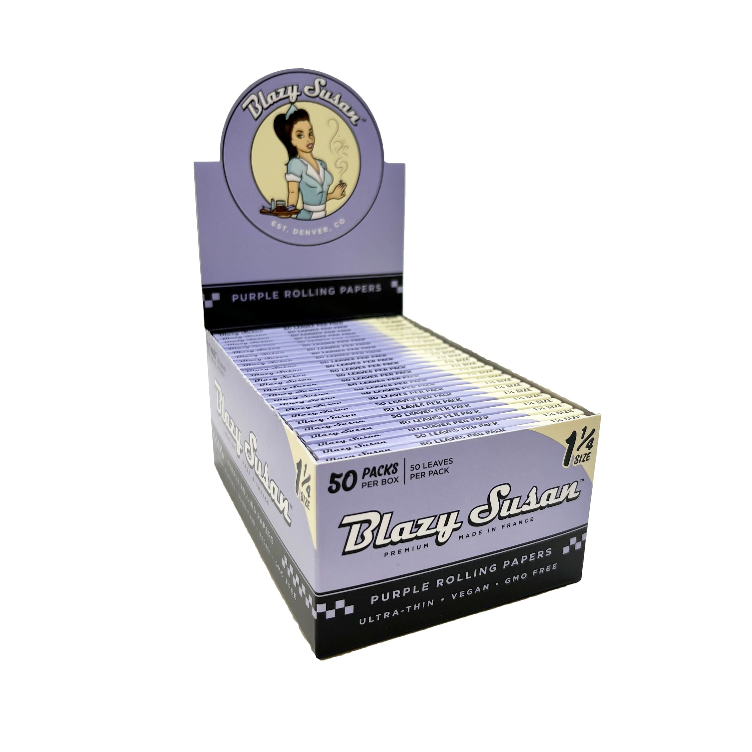 Blazy Susan 1 ¼ Rolling Papers Wholesale – 1 Box / 50packs