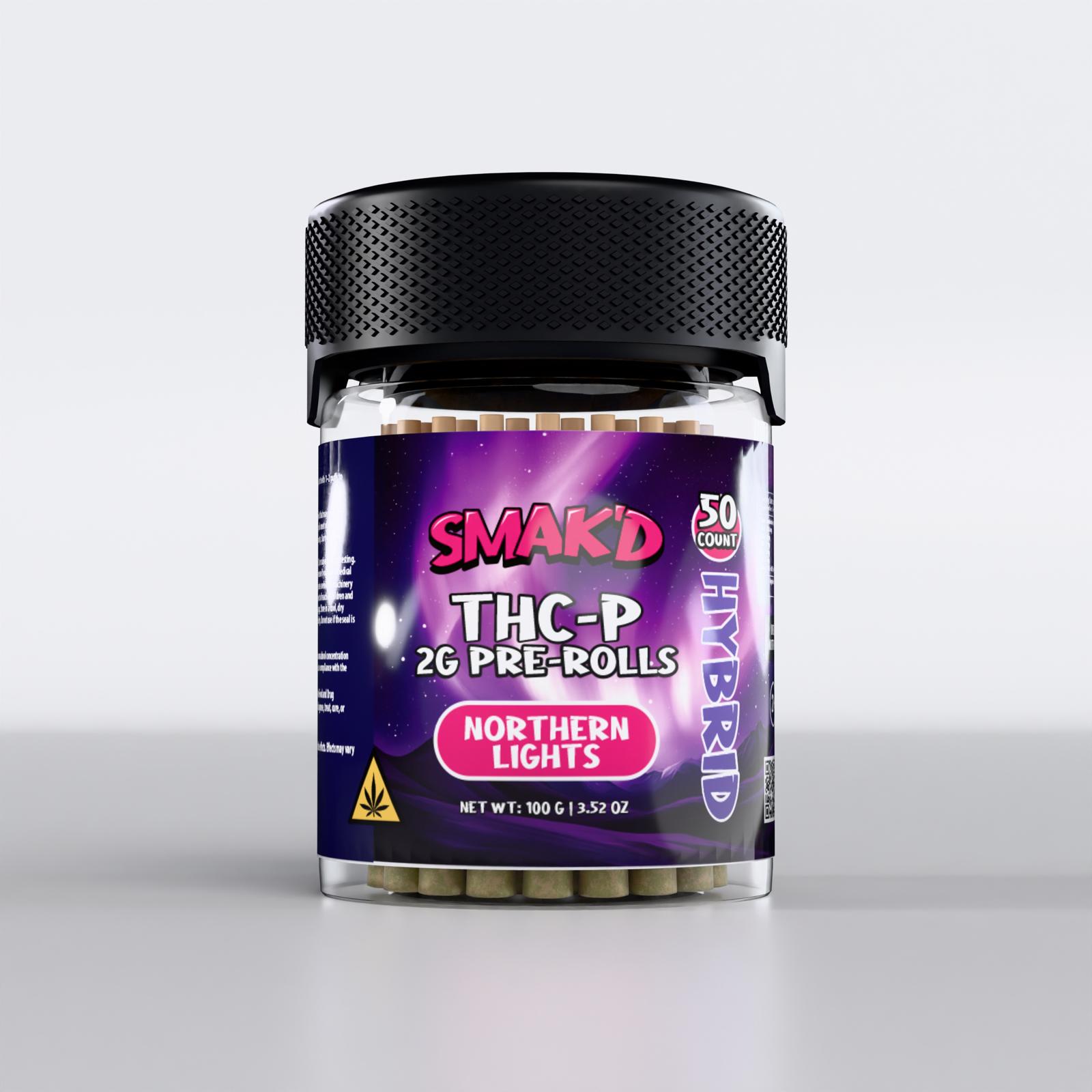 SMAK'D THC-P 2G Pre-Rolls - 50ct.