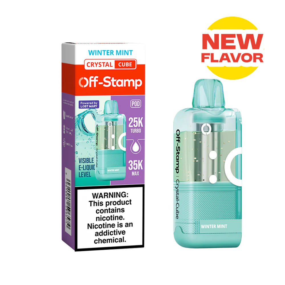 Off-Stamp Crystal-Cube Pod 35K Puffs - 5ct