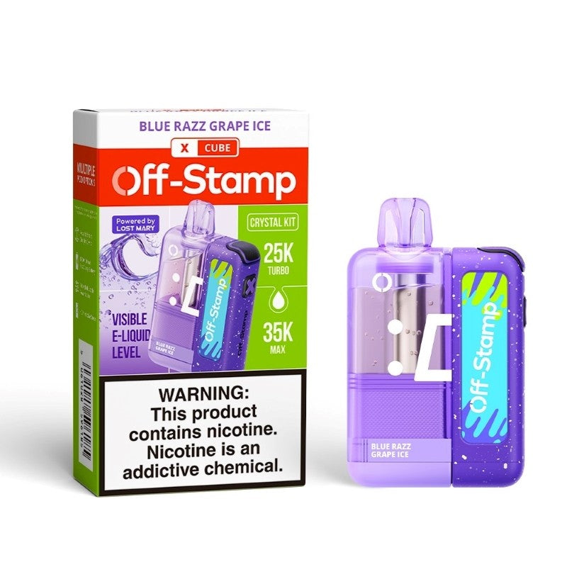 Off-Stamp X-Cube Crystal Kit 35K Puffs Disposable Vape Device - 5ct.