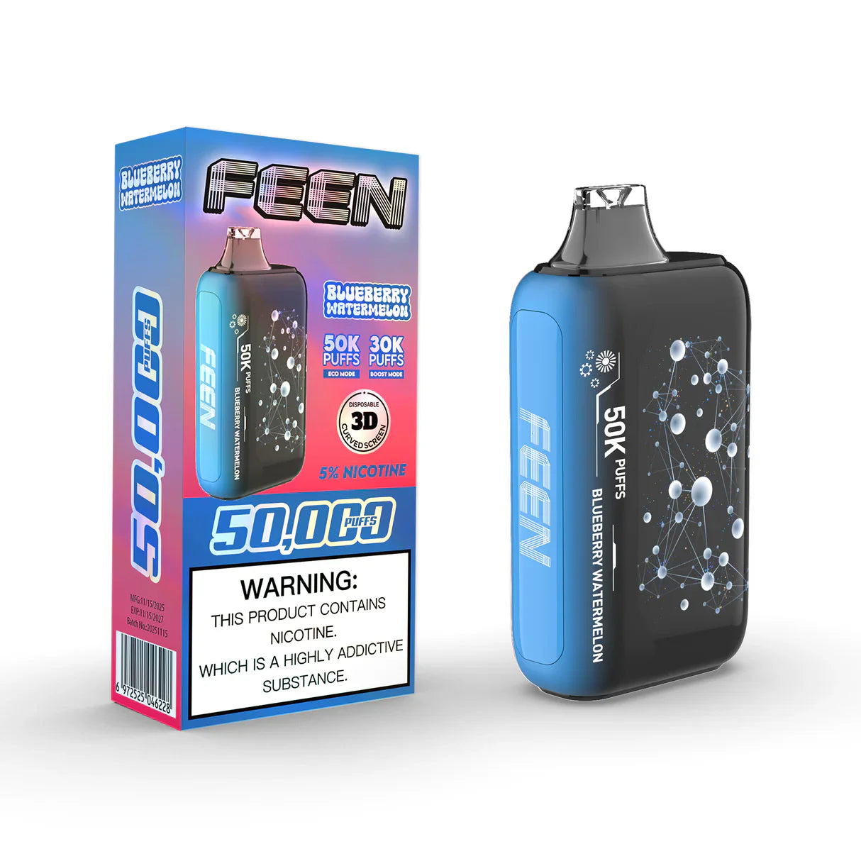 FEEN 50K Puffs Vape - 5ct