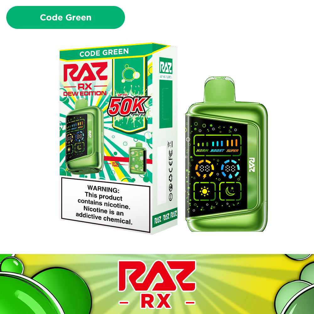 RAZ RX Dew Edition 50K Puffs Vape - 5ct
