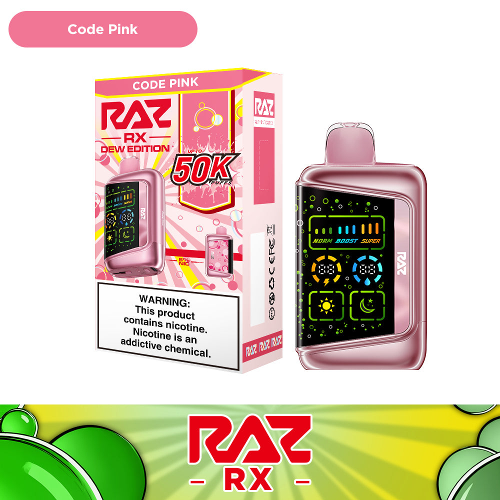 RAZ RX Dew Edition 50K Puffs Vape - 5ct