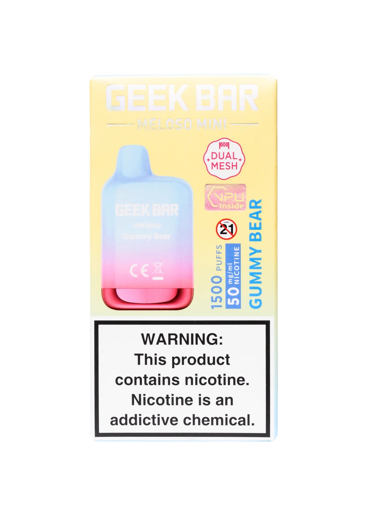 Geek Bar Meloso Mini 1500 Puffs - 10ct.