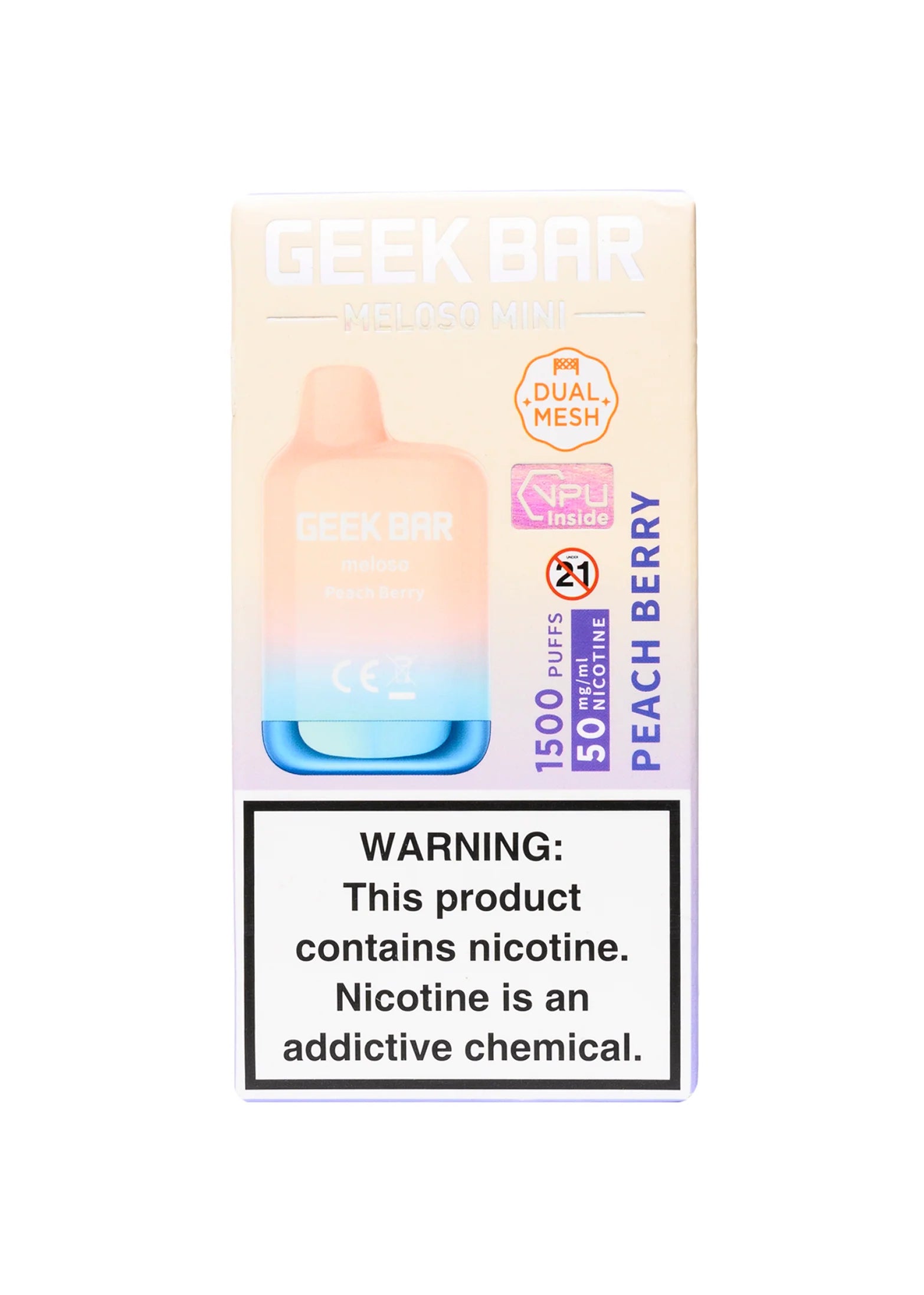 Geek Bar Meloso Mini 1500 Puffs - 10ct.