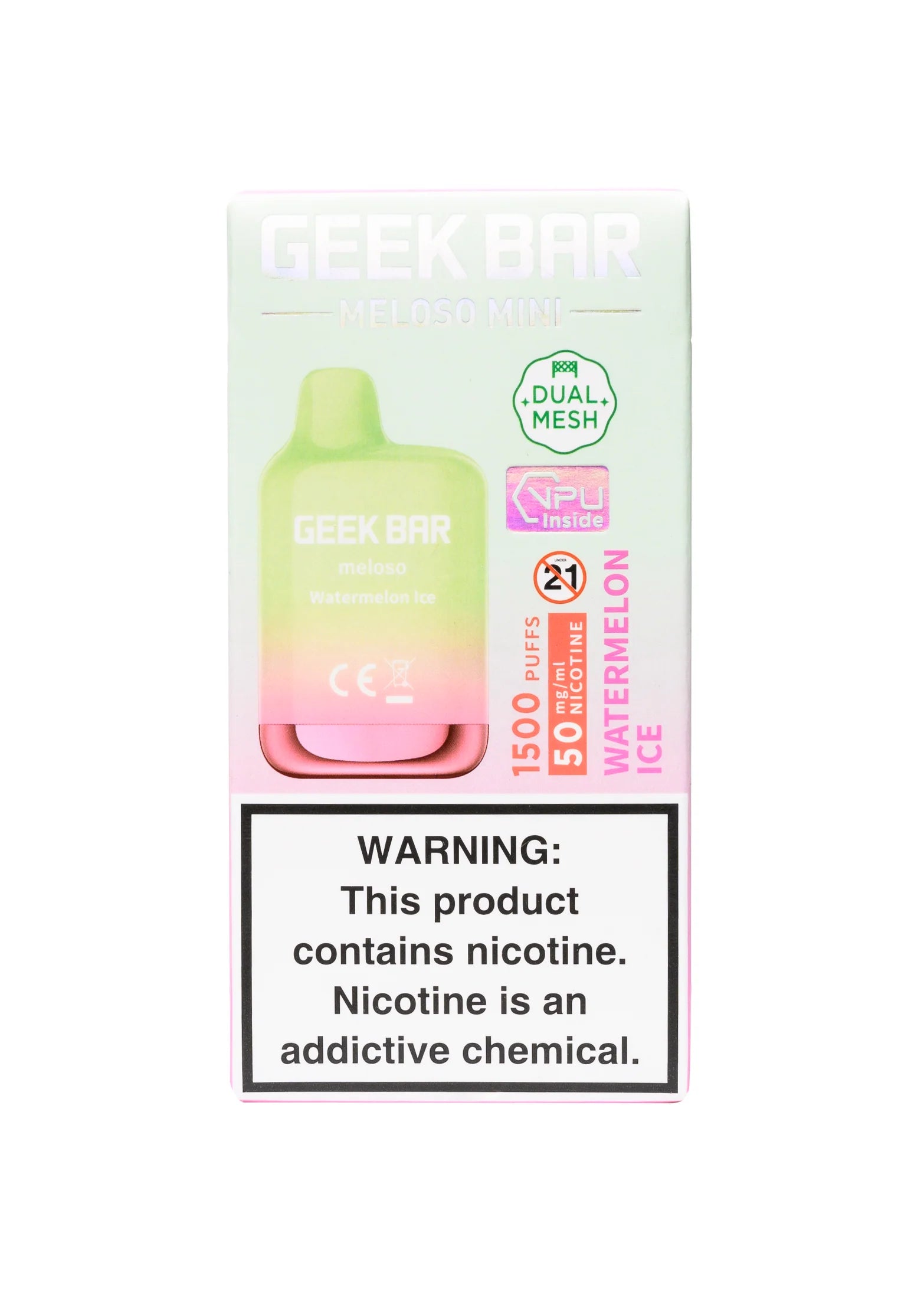Geek Bar Meloso Mini 1500 Puffs - 10ct.