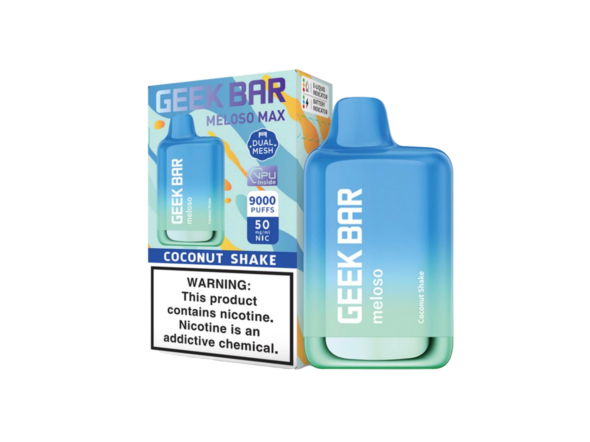 Geek Bar Meloso Max 9000 Disposable Vape Wholesale - 1 Box / 5pcs