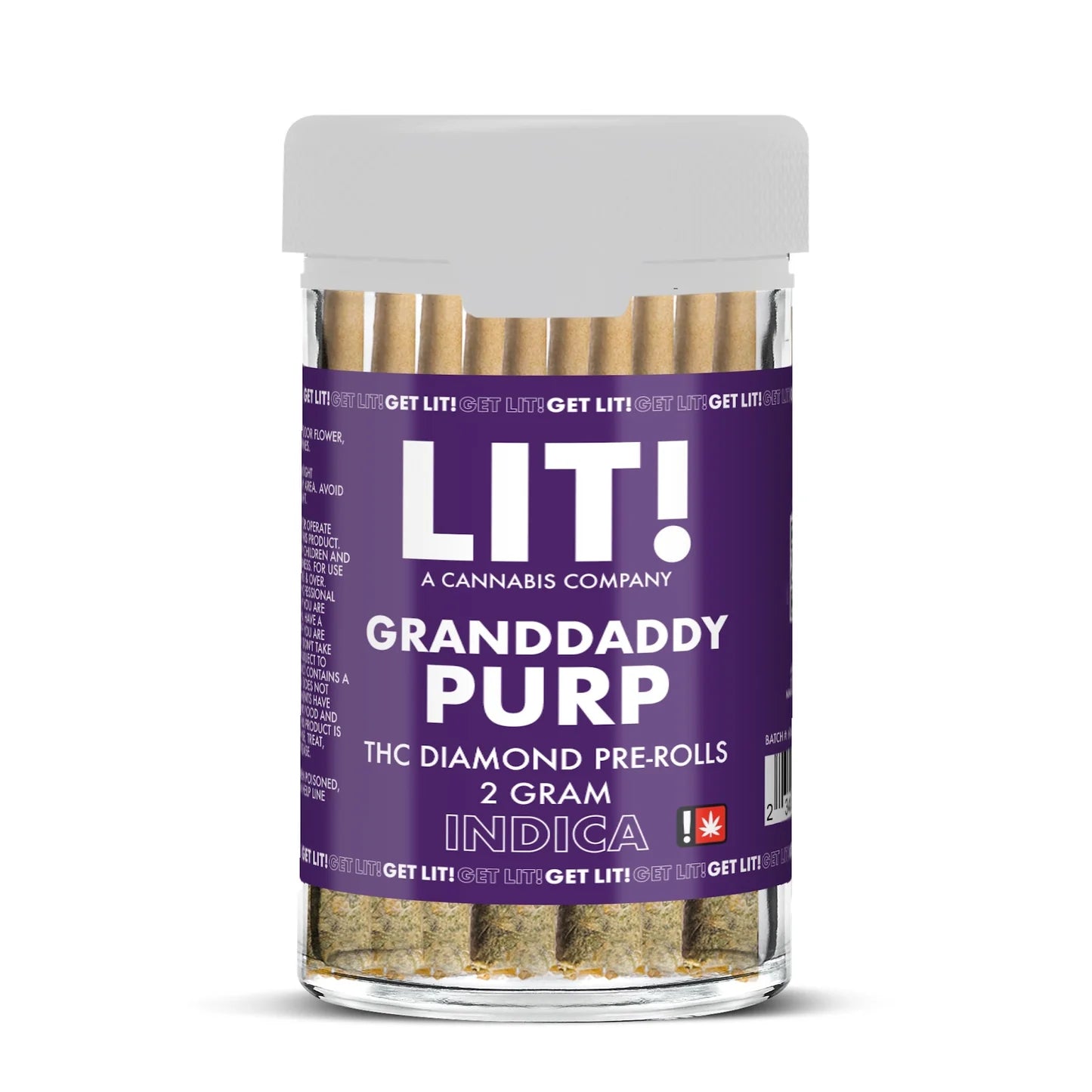 LIT THC Diamond Infused 2g Pre-Rolls - 10ct