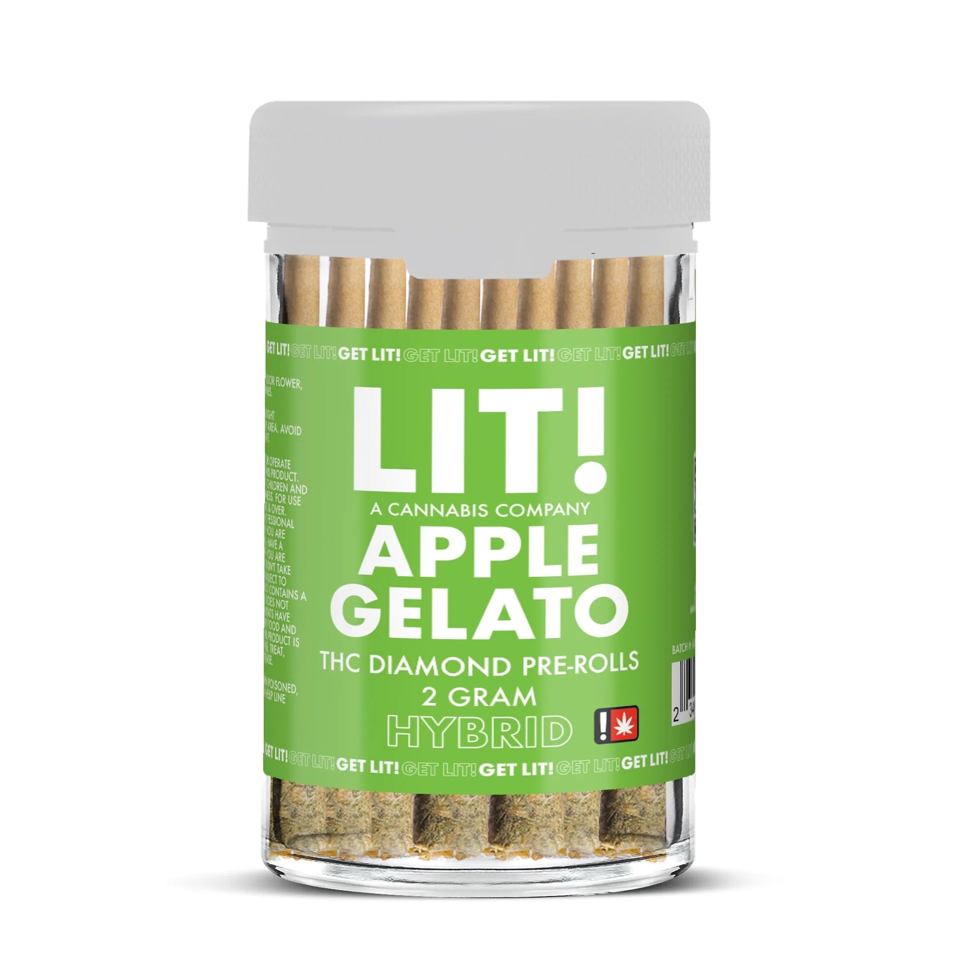 LIT THC Diamond Infused 2g Pre-Rolls - 10ct