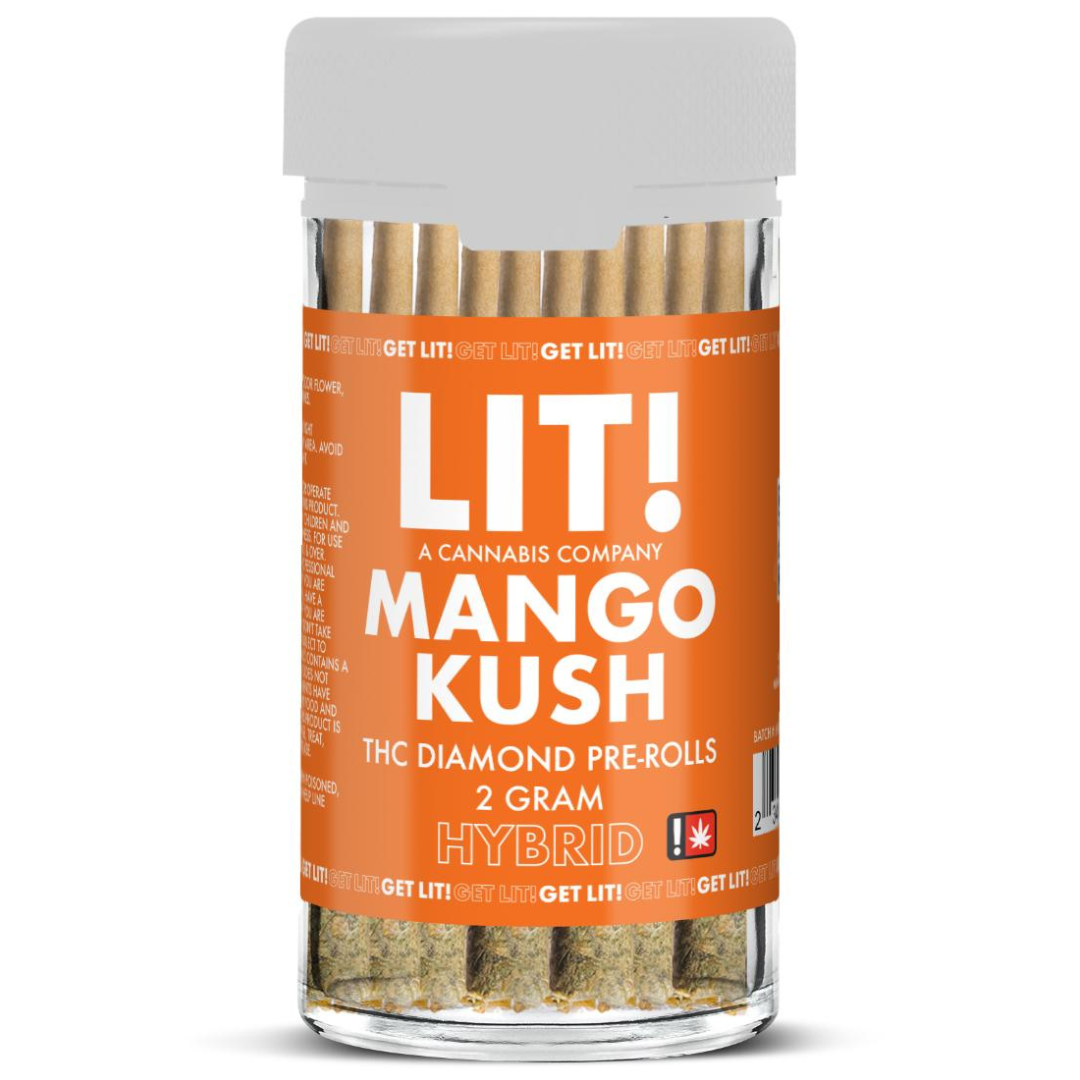 LIT THC Diamond Infused 2g Pre-Rolls - 10ct