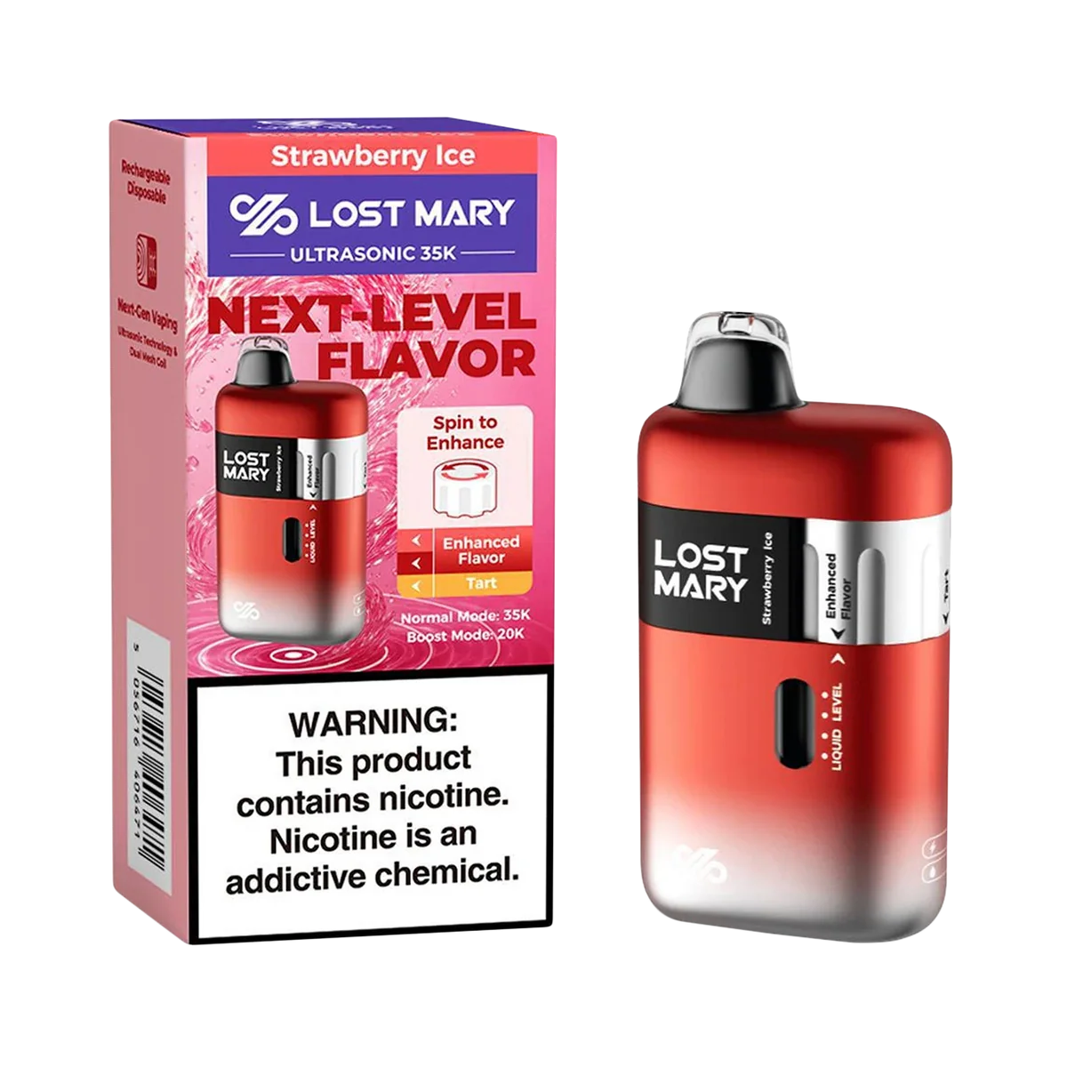 Lost Mary Ultrasonic 35k Puffs Vape - 5ct