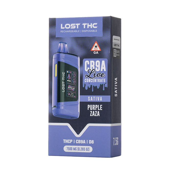 Lost THC V3 CB9A Live Concentrate 7500mg Vape - 5ct