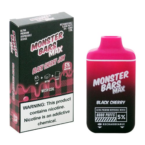 Monster Bars Max 6000 Puffs Disposable Vape Wholesale - 1 Box / 10pcs