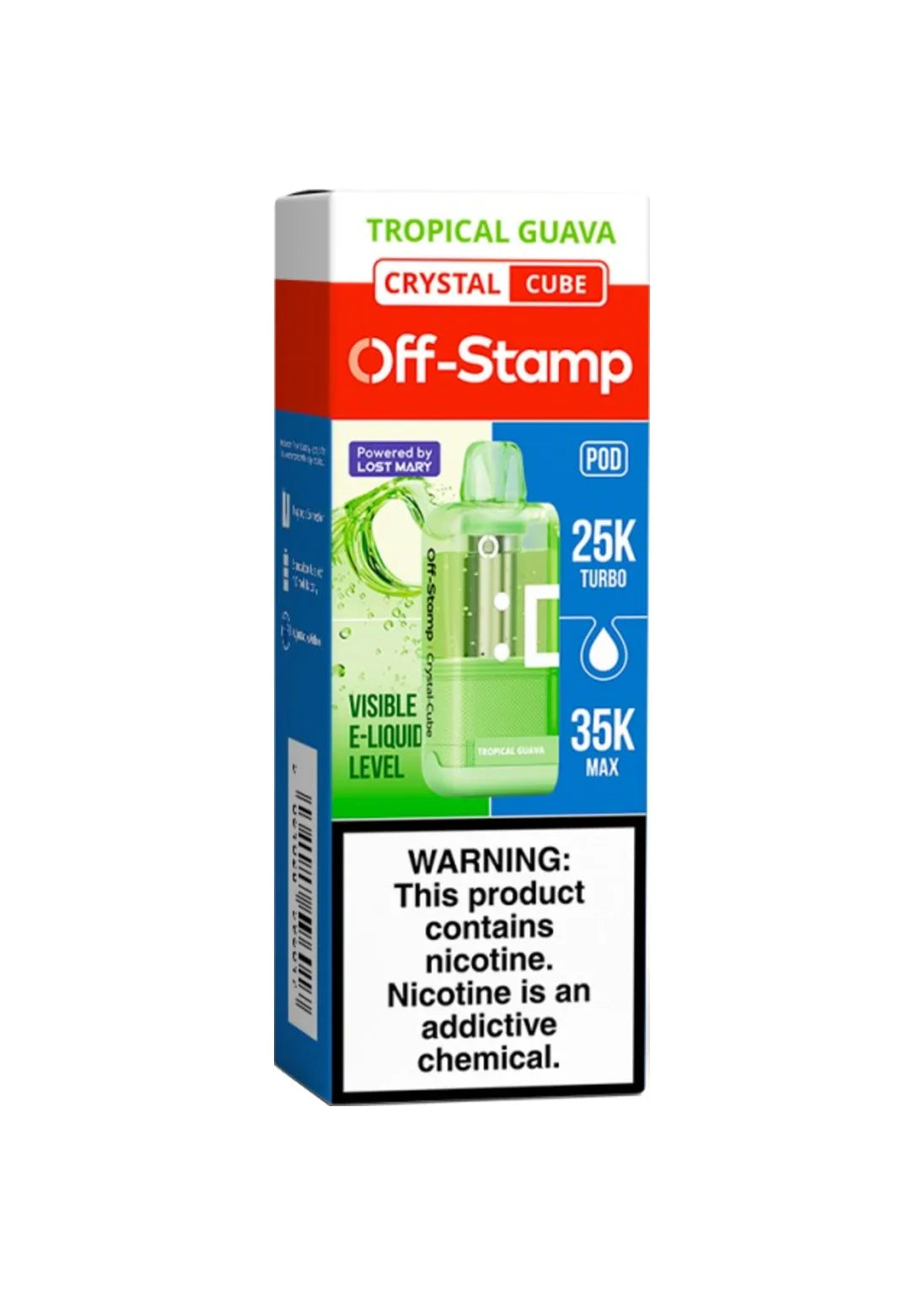 Off-Stamp Crystal-Cube Pod 35K Puffs - 5ct.