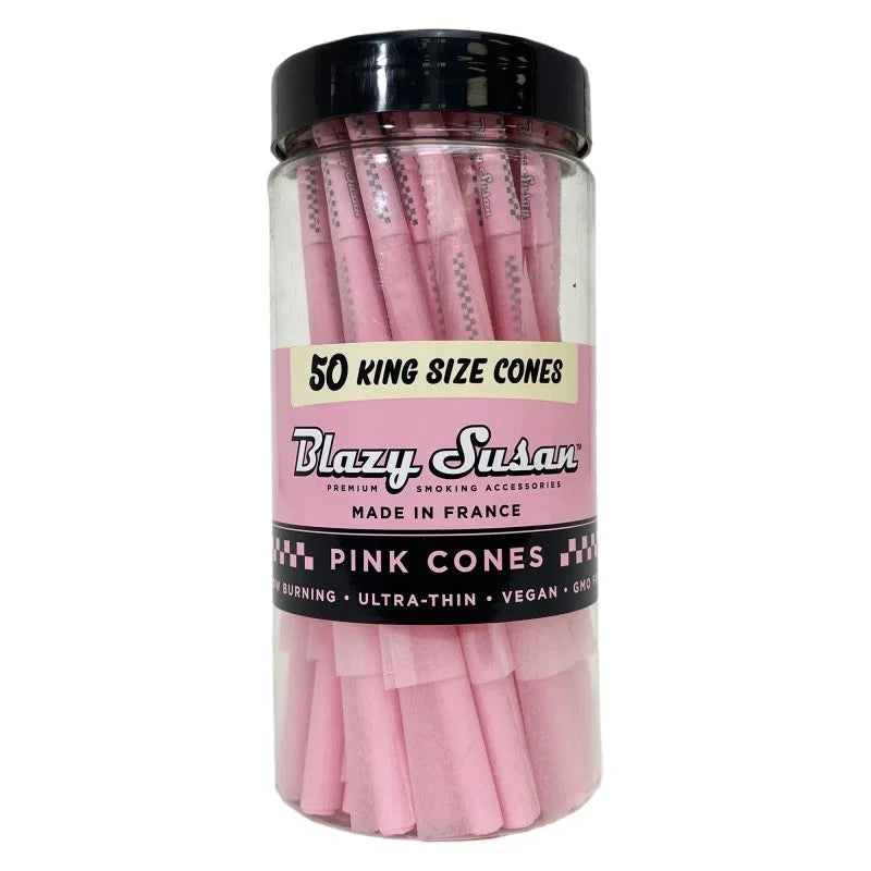 Blazy Susan King Size Pre-Rolled Cones Wholesale – 1 Jar / 50pcs
