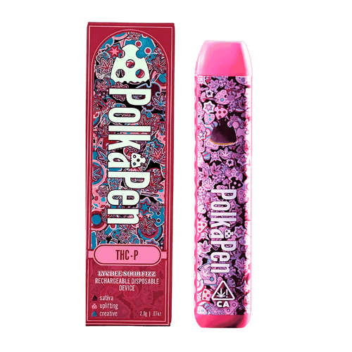 Polka Pen 2.0g THC-P Rechargeable Disposable Device - 5ct