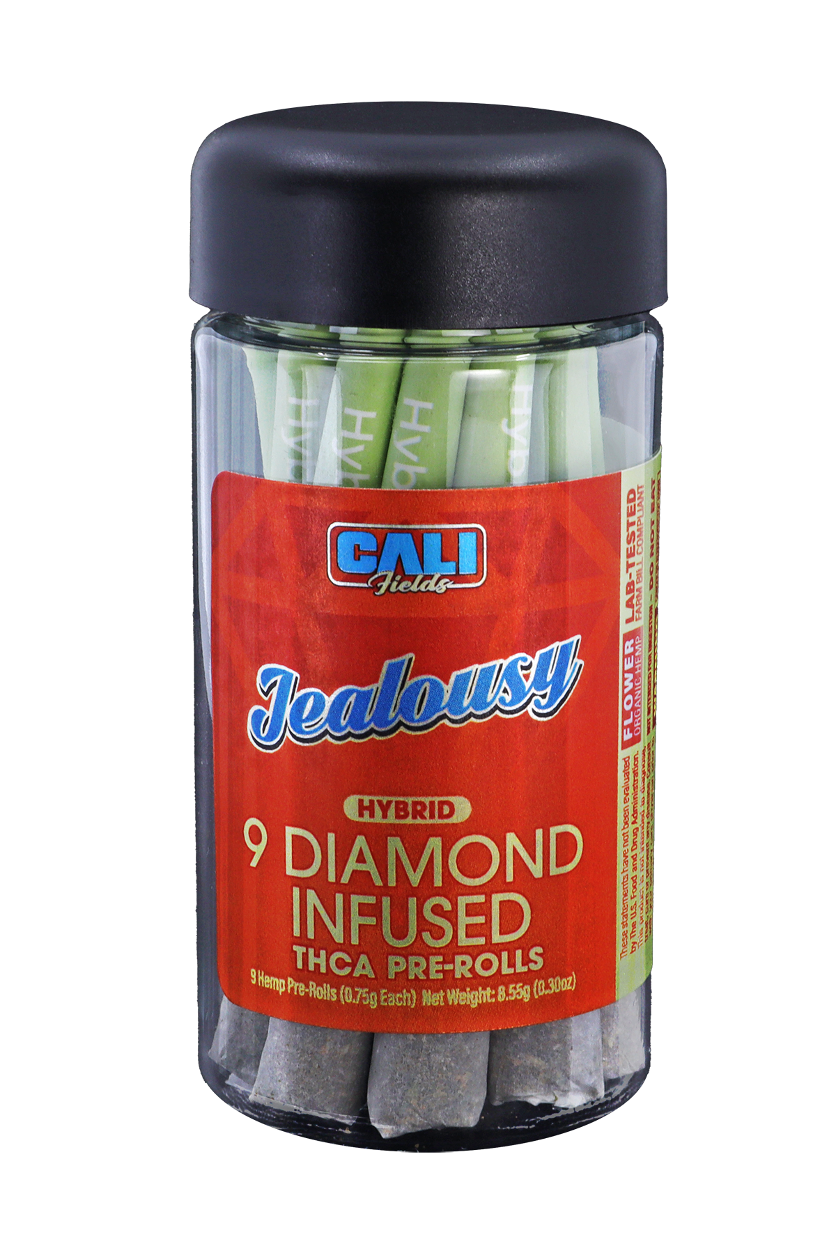 Cali Fields Diamond Infused THCA Pre-Rolls - 9ct