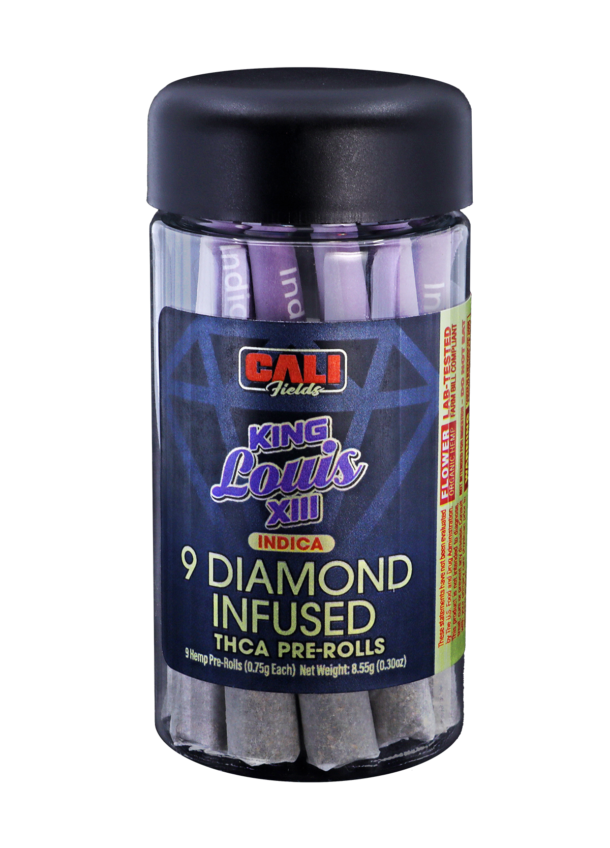 Cali Fields Diamond Infused THCA Pre-Rolls - 9ct