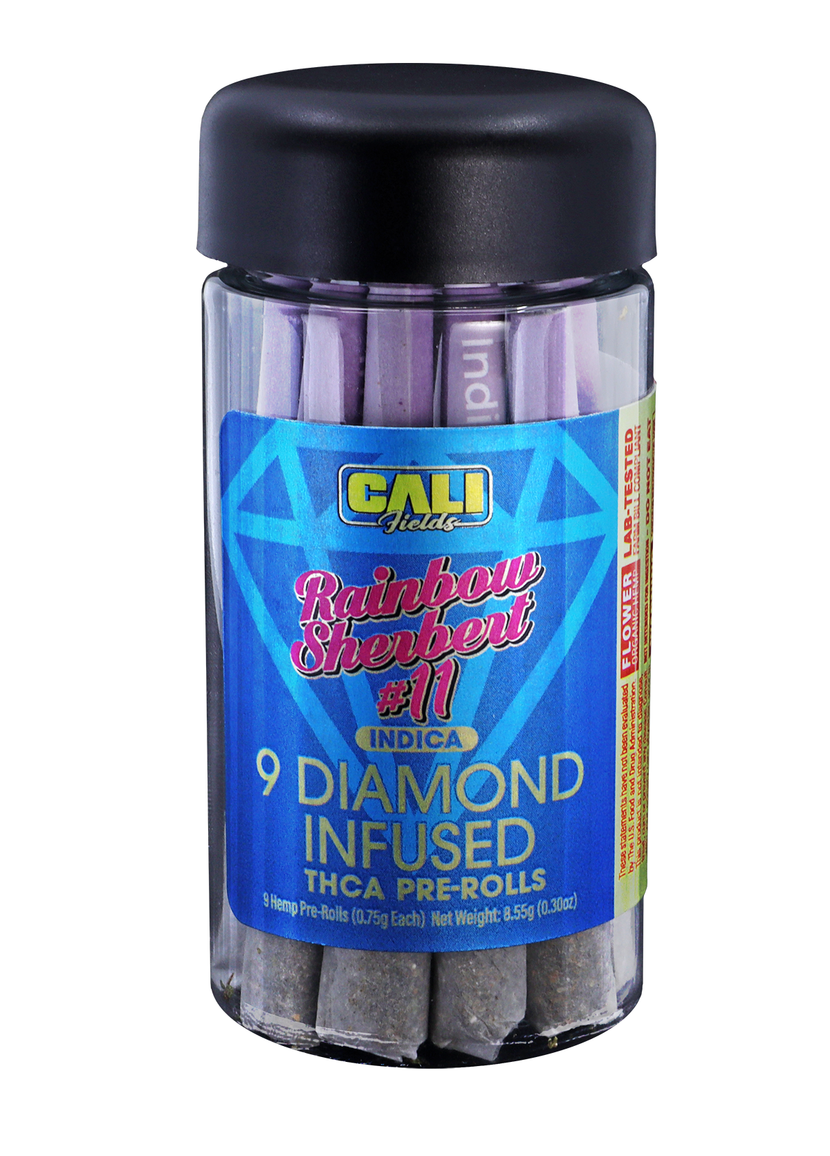 Cali Fields Diamond Infused THCA Pre-Rolls - 9ct