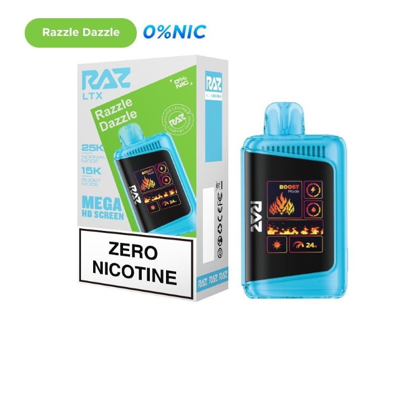 Raz LTX DC25000 ZERO Nicotine Disposable Vape Device - 5ct