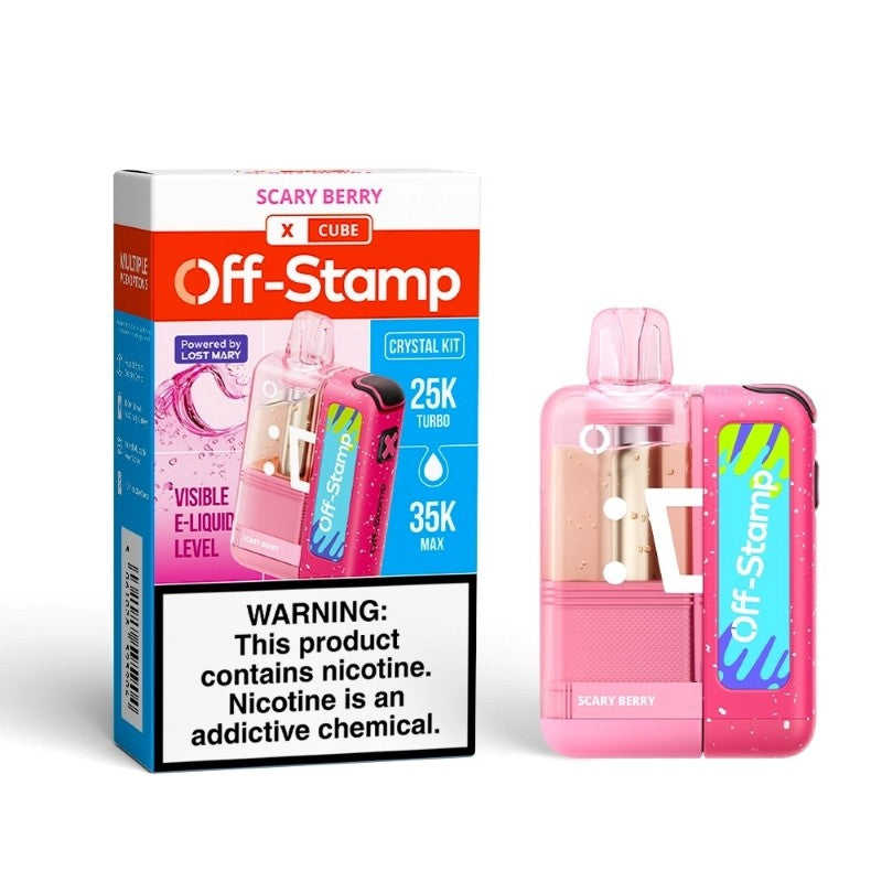 Off-Stamp X-Cube Crystal Kit 35K Puffs Disposable Vape Device - 5ct.