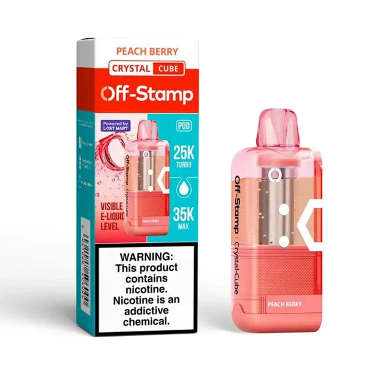 Off-Stamp Crystal-Cube Pod 35K Puffs - 5ct.