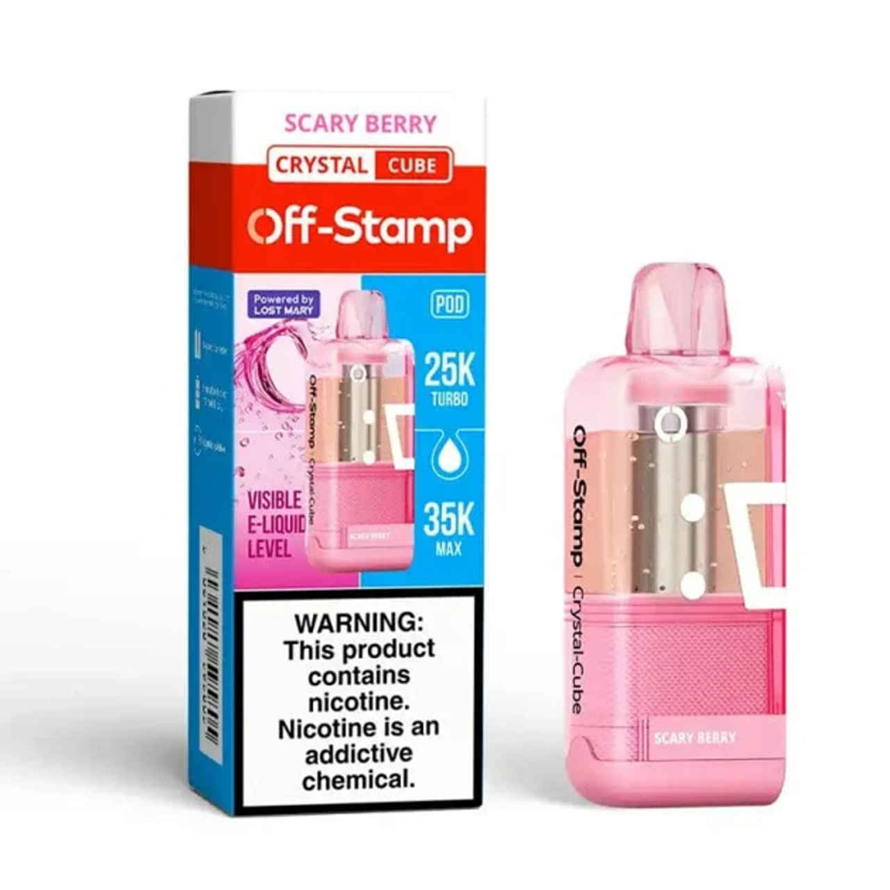 Off-Stamp Crystal-Cube Pod 35K Puffs - 5ct.