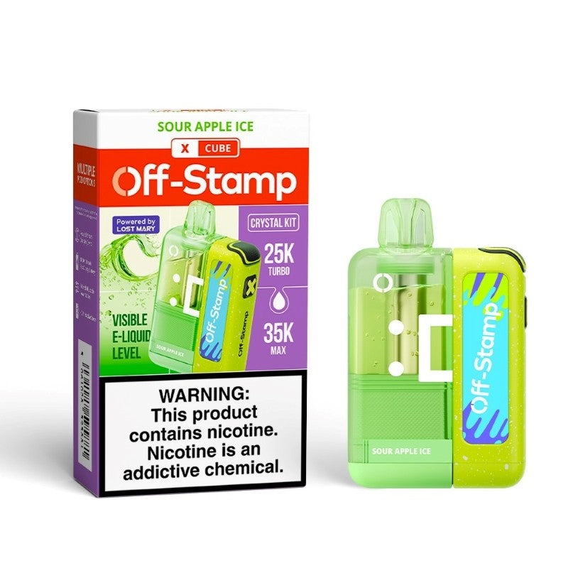 Off-Stamp X-Cube Crystal Kit 35K Puffs Disposable Vape Device - 5ct.