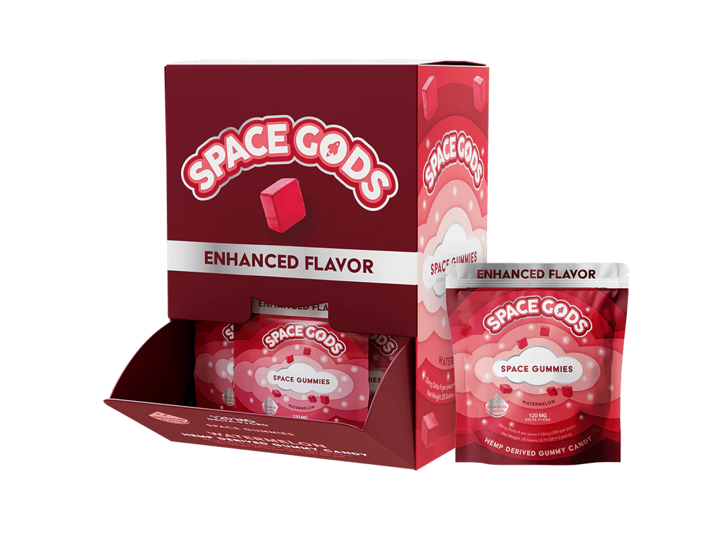 Space Gods 120MG D9 + CBD Gummies - 30ct