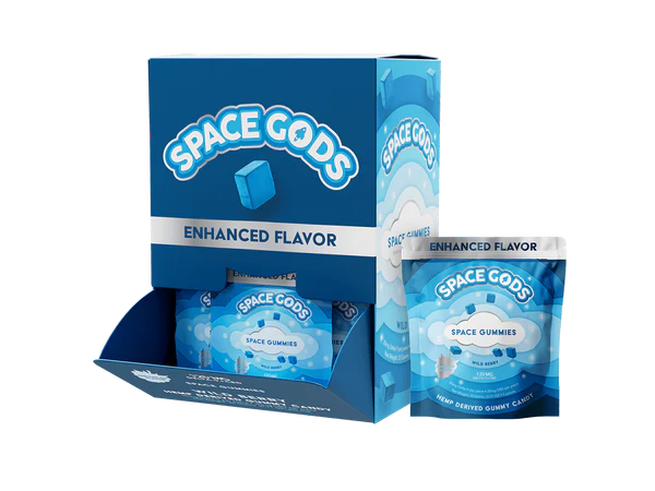 Space Gods 120MG D9 + CBD Gummies - 30ct