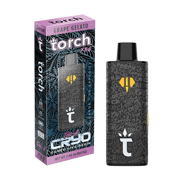 Torch Cryo Cured Live Resin 7.5G THC-A Disposable