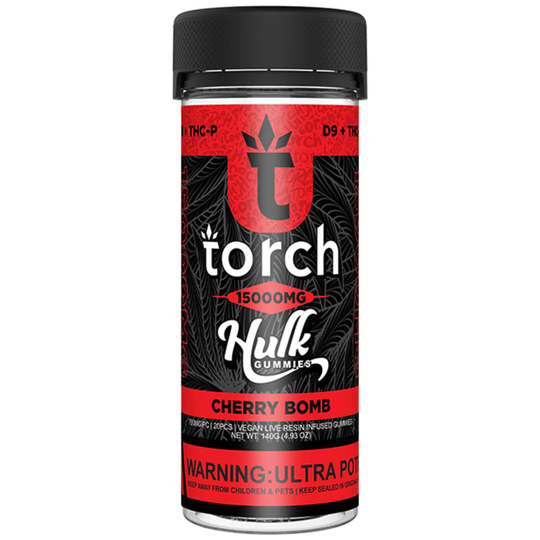 Torch D9+ THC-P Hulk Gummies 15000mg - 6ct