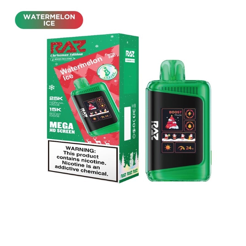 RAZ LTX Christmas Edition 25000 Puffs Disposable Vape Device - 5ct.