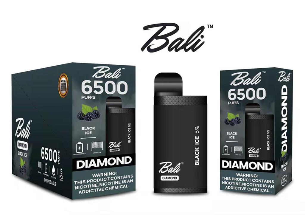 Bali Diamond 6500 Puffs Disposable Vape - 1 Box / 5 Pcs