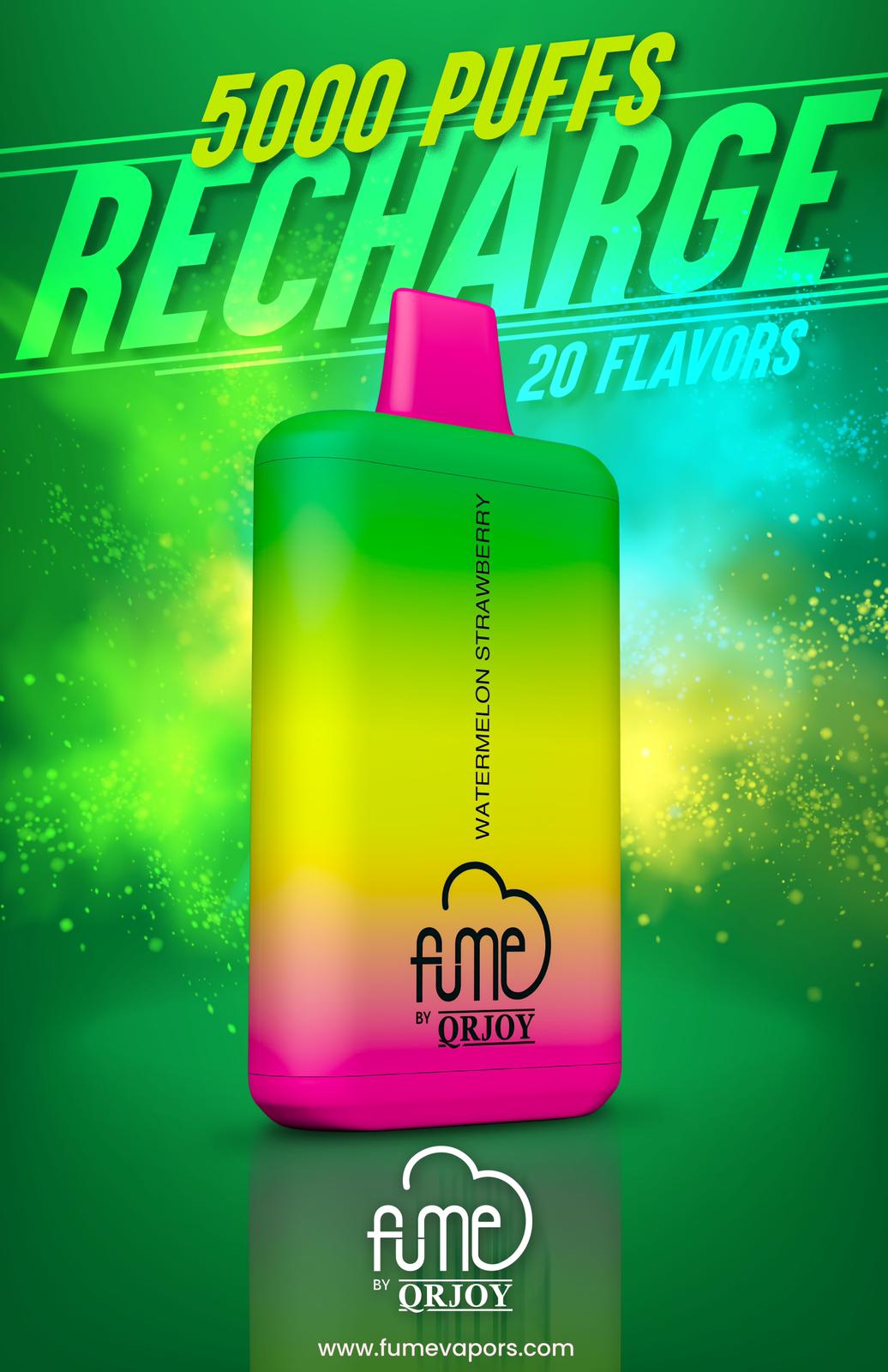Fume Recharge 5000 Puffs Disposable Vape Wholesale - 1 Box / 10pcs